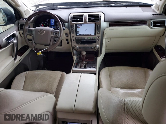 2016 Lexus GX 460 z VIN JTJBM7FX4G5134014, wystawiony jako Copart lot #55976255 z przebiegiem 127 691 mil mil oraz Szkoda całkowita • Salvage title. Historia ofert i sprzedaży dostępna na DreamBid. Obrazek 8.