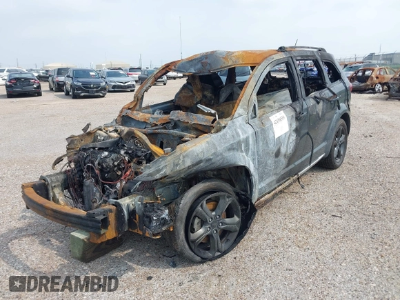 2018 Dodge Journey Crossroad with VIN 3C4PDCGG6JT276565, listed as a IAAI auction lot 42158555 with Not provided miles and . Bid and sale history available at DreamBid. Image 2.