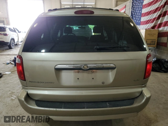 2007 Chrysler Town & Country LWB LX with VIN 2A4GP44R77R272503, listed as a Copart auction lot 53731584 with 140,136 mi miles and Salvage Title. Bid and sale history available at carsss.com. Image 6.