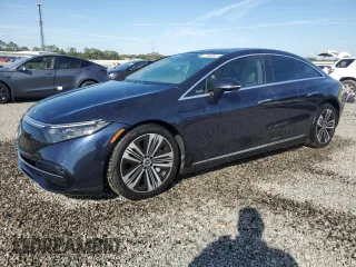 2022 Mercedes-Benz EQS with VIN W1KCG2DB3NA013610, listed as a Copart auction lot 77860544 with 10,373 mi miles and Non Repairable. Bid and sale history available at carsss.com. Image 1.