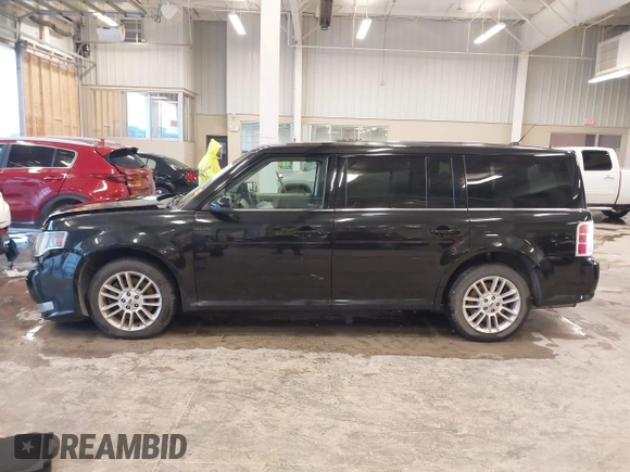 2014 Ford Flex SEL z VIN 2FMGK5C82EBD10529, wystawiony jako IAAI lot #41464375 z przebiegiem 95 528 mil mil oraz . Historia ofert i sprzedaży dostępna na DreamBid. Obrazek 14.