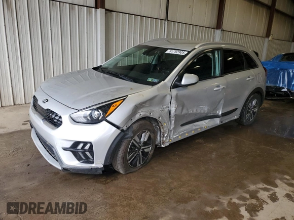 2020 Kia Niro LXS with VIN KNDCB3LC5L5436235, listed as a Copart auction lot 51792905 with 47,965 mi miles and Salvage Title. Bid and sale history available at carsss.com. Image 1.