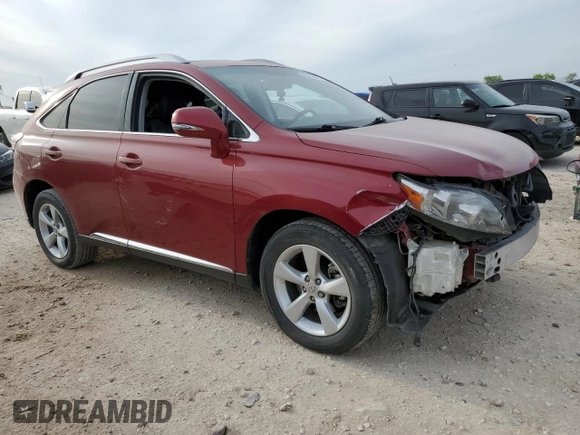 2010 Lexus RX 350 with VIN 2T2BK1BA4AC012430, listed as a Copart auction lot 50730655 with 102,822 mi miles and Salvage Title. Bid and sale history available at DreamBid. Image 4.
