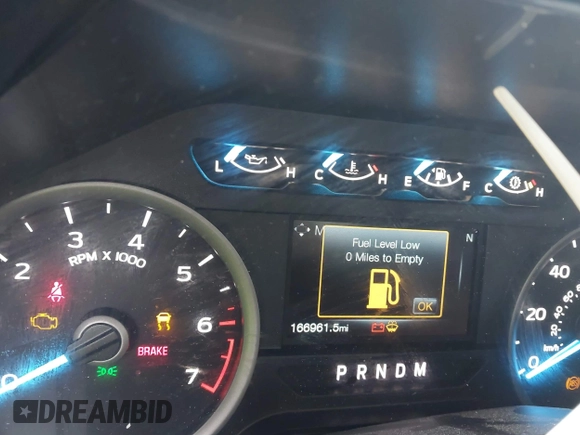 2019 Ford F-150 XL with VIN 1FTEW1E53KFD17091, listed as a IAAI auction lot 42320554 with 166,961 mi miles and . Bid and sale history available at DreamBid. Image 15.