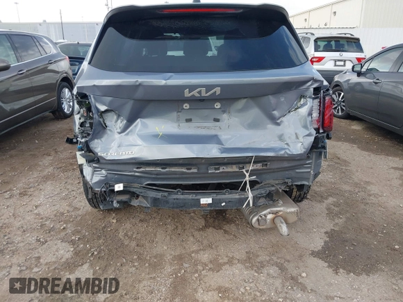 2023 Kia Sorento LX with VIN 5XYRG4LC3PG200519, listed as a IAAI auction lot 42500270 with 48,376 mi miles and . Bid and sale history available at DreamBid. Image 6.