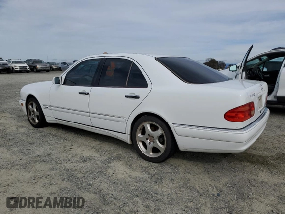 1998 Mercedes-Benz E with VIN WDBJF70F1WA683246, listed as a Copart auction lot 46858965 with Not Provided miles and Salvage Title. Bid and sale history available at DreamBid. Image 2.
