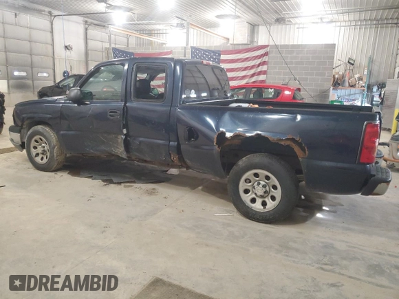 2005 Chevrolet Silverado 1500 Work Truck with VIN 1GCEC19X75Z279579, listed as a Copart auction lot 50503105 with 161,576 mi miles and Salvage Title. Bid and sale history available at carsss.com. Image 2.