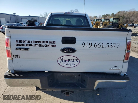 2013 Ford F-150 XL with VIN 1FTNF1CF7DKE24893, listed as a Copart auction lot 44998155 with 175,224 mi miles and Salvage Title. Bid and sale history available at carsss.com. Image 6.