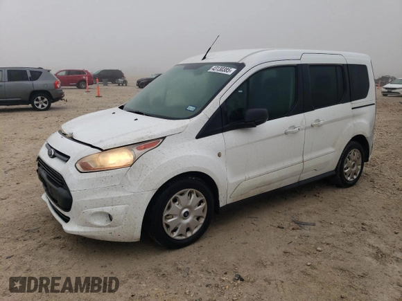 2014 Ford Transit Connect XLT with VIN NM0AE8F76E1149794, listed as a Copart auction lot 43130385 with 210,682 mi miles and Salvage title. Bid and sale history available at DreamBid. Image 1.