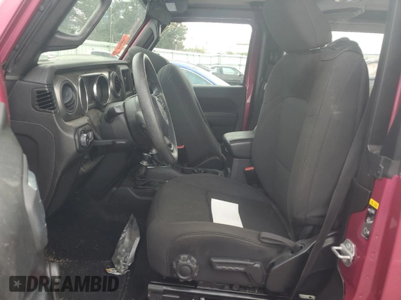 2022 Jeep Wrangler Sport with VIN 1C4HJXAG7NW147909, listed as a Copart auction lot 73051454 with 21,707 mi miles and Salvage Title. Bid and sale history available at DreamBid. Image 7.