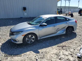 2019 Honda Civic Sedan LX with VIN 19XFC2F69KE001859, listed as a Copart auction lot 49617075 with 98,781 mi miles and Salvage Title. Bid and sale history available at carsss.com. Image 1.