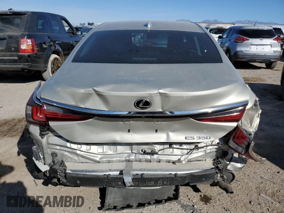 2020 Lexus ES with VIN 58ADZ1B19LU080435, listed as a Copart auction lot 44601095 with 84,278 mi miles and Salvage Title. Bid and sale history available at carsss.com. Image 6.