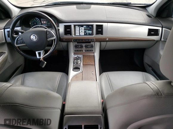 2013 Jaguar XF V6 SC with VIN SAJWJ0EFXD8S80460, listed as a Copart auction lot 81406734 with 122,972 mi miles and Salvage Title. Bid and sale history available at carsss.com. Image 8.