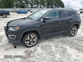 2018 Jeep Compass Limited with VIN 3C4NJDCB0JT340924, listed as a Copart auction lot 60721325 with 140,441 mi miles and Salvage title. Bid and sale history available at DreamBid. Image 1.