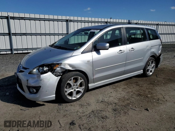 2009 Mazda 5 Touring with VIN JM1CR29LX90337946, listed as a Copart auction lot 52293785 with 161,872 mi miles and Salvage Title. Bid and sale history available at carsss.com. Image 1.