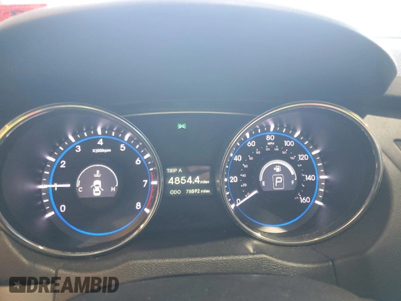 2012 Hyundai Sonata GLS with VIN 5NPEB4AC1CH395569, listed as a Copart auction lot 63238074 with 78,592 mi miles and Salvage Title. Bid and sale history available at DreamBid. Image 9.