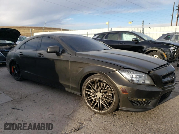2013 Mercedes-Benz CLS-Class CLS 63 AMG with VIN WDDLJ7EB7DA083624, listed as a Copart auction lot 79383974 with 131,316 mi miles and Salvage Title. Bid and sale history available at carsss.com. Image 4.