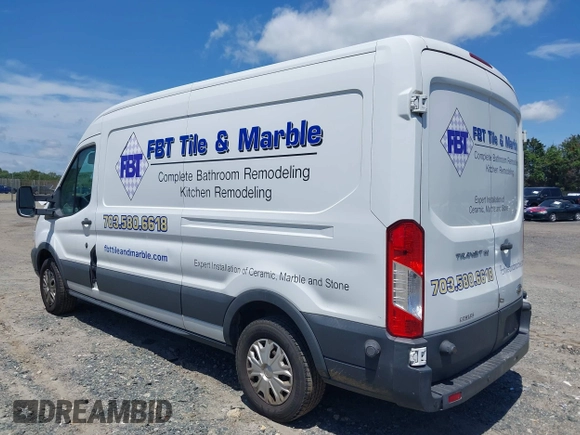 2015 Ford Transit Cargo with VIN 1FTNE2CM0FKA81175, listed as a IAAI auction lot 42550783 with 193,977 mi miles and . Bid and sale history available at DreamBid. Image 3.
