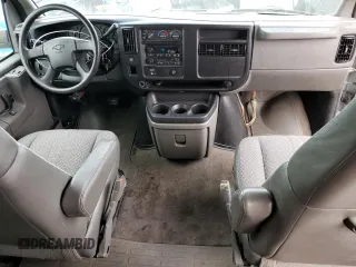 2007 Chevrolet Express Passenger z VIN 1GAHG39U571153735, wystawiony jako Copart lot #87535245 z przebiegiem 138 634 mil mil oraz Czysty tytuł • Clean title. Historia ofert i sprzedaży dostępna na DreamBid. Obrazek 8.