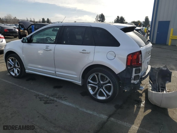 2012 Ford Edge Sport with VIN 2FMDK4AK9CBA27618, listed as a Copart auction lot 44985235 with 115,171 mi miles and Salvage Title. Bid and sale history available at carsss.com. Image 2.