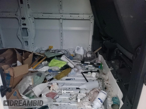 2023 Ram ProMaster Cargo with VIN 3C6MRVJG6PE506912, listed as a Copart auction lot 82334984 with Not Provided miles and Salvage Title. Bid and sale history available at DreamBid. Image 10.