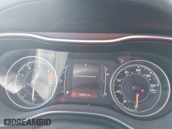 2020 Jeep Cherokee Latitude with VIN 1C4PJLCB0LD536471, listed as a IAAI auction lot 41680568 with 150,397 mi miles and . Bid and sale history available at DreamBid. Image 7.