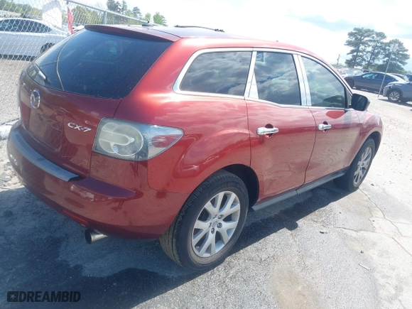 2007 Mazda CX-7 Sport with VIN JM3ER293070116210, listed as a IAAI auction lot 41940511 with 145,544 mi miles. Bid and sale history available at carsss.com. Image 4.