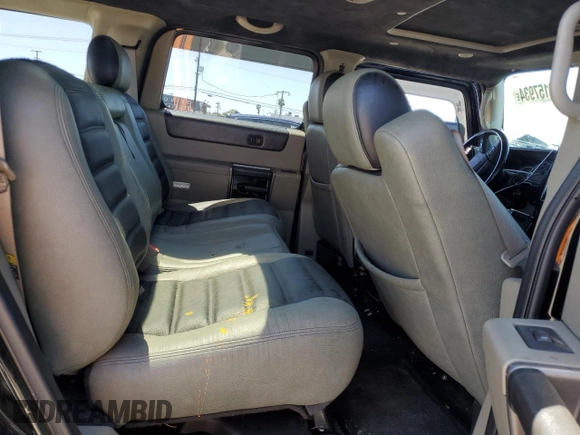 2003 Hummer H2 with VIN 5GRGN23U73H122529, listed as a Copart auction lot 50157934 with 0 mi miles and Salvage Title. Bid and sale history available at carsss.com. Image 10.