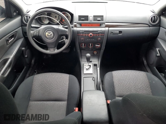 2008 Mazda 3 Sport with VIN JM1BK32F081804357, listed as a Copart auction lot 47356055 with 91,200 mi miles and Salvage Title. Bid and sale history available at DreamBid. Image 8.