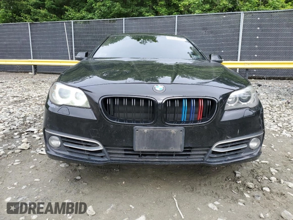 2015 BMW 5 Series 528i xDrive with VIN WBA5A7C5XFD623143, listed as a Copart auction lot 59965445 with 153,029 mi miles and Salvage title. Bid and sale history available at DreamBid. Image 5.