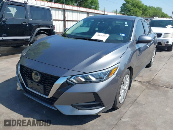 2020 Nissan Sentra S with VIN 3N1AB8BV2LY215995, listed as a IAAI auction lot 41875875 with 45,164 mi miles. Bid and sale history available at carsss.com. Image 18.