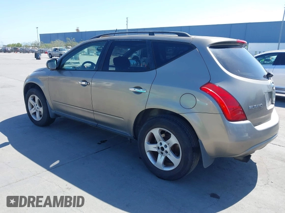 2003 Nissan Murano SL with VIN JN8AZ08WX3W235773, listed as a IAAI auction lot 42184866 with 230,061 mi miles and . Bid and sale history available at DreamBid. Image 3.