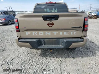 2024 Nissan Frontier PRO-4X with VIN 1N6ED1EK1RN616488, listed as a Copart auction lot 47004845 with 27,112 mi miles and Salvage Title. Bid and sale history available at carsss.com. Image 6.