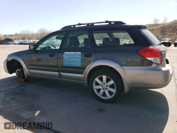 2009 Subaru Outback Special Edition с VIN 4S4BP61C596312160, выставлен на аукционе Copart как лот 52614155 с пробегом 169 834 миль миль и Списание • Salvage title. История ставок и продаж доступна на DreamBid. Изображение 2.