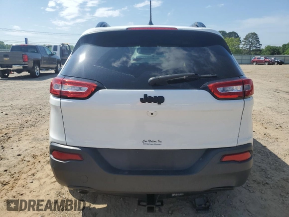 2018 Jeep Cherokee Latitude with VIN 1C4PJLCBXJD595248, listed as a Copart auction lot 54153555 with 152,258 mi miles and Salvage title. Bid and sale history available at DreamBid. Image 6.
