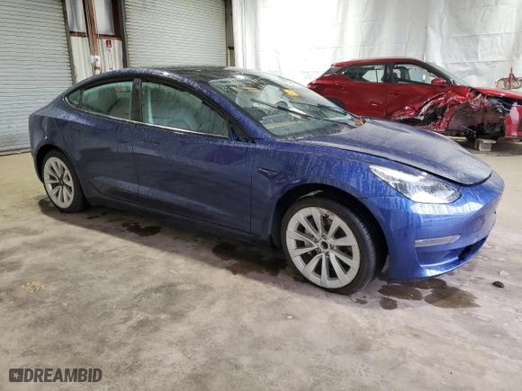 2023 Tesla Model 3 with VIN 5YJ3E1EA3PF439050, listed as a Copart auction lot 49490165 with 44,533 mi miles and Salvage Title. Bid and sale history available at carsss.com. Image 4.