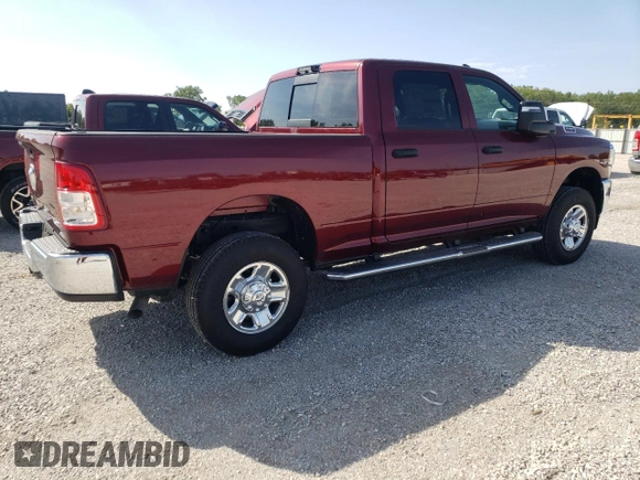 2024 Ram 2500 Tradesman with VIN 3C6UR5CJ0RG287882, listed as a Copart auction lot 68369144 with 49 mi miles and Salvage Title. Bid and sale history available at carsss.com. Image 3.