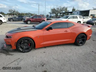 2021 Chevrolet Camaro 1SS with VIN 1G1FE1R74M0123266, listed as a Copart auction lot 76964624 with 26,262 mi miles and Salvage Title. Bid and sale history available at carsss.com. Image 1.