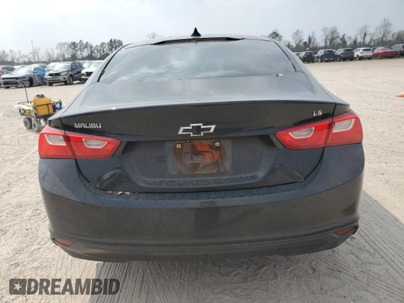 2016 Chevrolet Malibu LS with VIN 1G1ZB5STXGF214855, listed as a Copart auction lot 49448775 with 133,477 mi miles and Salvage title. Bid and sale history available at DreamBid. Image 6.