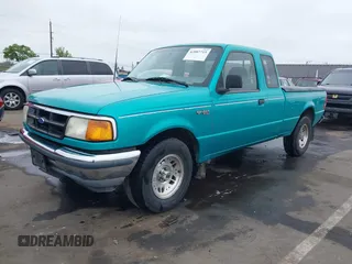 1994 Ford Ranger Splash with VIN 1FTCR14U5RPB01691, listed as a IAAI auction lot 42087715 with 202,424 mi miles. Bid and sale history available at carsss.com. Image 2.