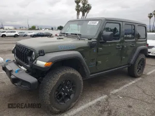 2024 Jeep Wrangler Sport S with VIN 1C4RJXN65RW121336, listed as a Copart auction lot 53395985 with 19,861 mi miles and Salvage title. Bid and sale history available at DreamBid. Image 1.