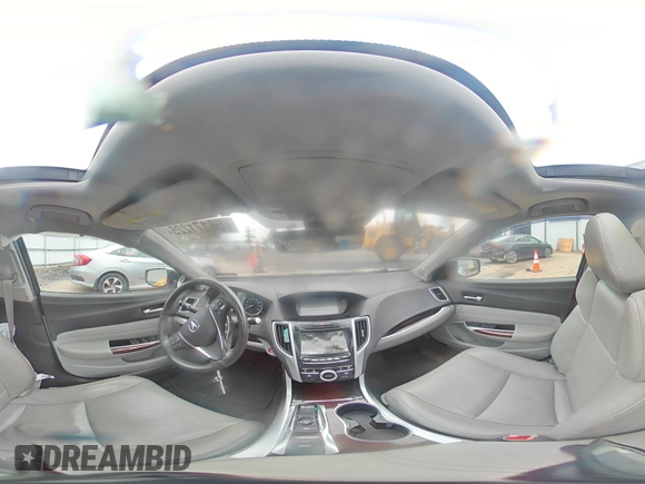 2015 Acura TLX Advance with VIN 19UUB2F79FA017945, listed as a Copart auction lot 58171225 with 210,318 mi miles and Salvage title. Bid and sale history available at DreamBid. Image 14.