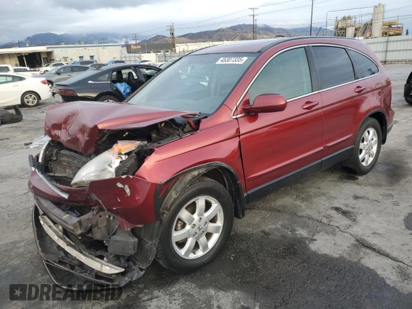 2008 Honda CR-V EX-L z VIN JHLRE48798C048031, wystawiony jako Copart lot #45307335 z przebiegiem 344 783 mil mil oraz Szkoda całkowita • Salvage title. Historia ofert i sprzedaży dostępna na DreamBid. Obrazek 1.