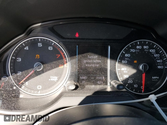 2016 Audi Q5 Premium Plus with VIN WA1L2AFP7GA130566, listed as a Copart auction lot 50396155 with 54,407 mi miles and Salvage Title. Bid and sale history available at carsss.com. Image 9.