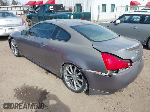 2008 Infiniti G37 Coupe Journey with VIN JNKCV64EX8M117126, listed as a IAAI auction lot 41347242 with 182,059 mi miles. Bid and sale history available at carsss.com. Image 3.