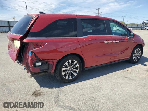 2022 Honda Odyssey EX-L с VIN 5FNRL6H76NB017297, выставлен на аукционе Copart как лот 54061605 с пробегом 52 854 миль миль и Списание • Salvage title. История ставок и продаж доступна на DreamBid. Изображение 3.