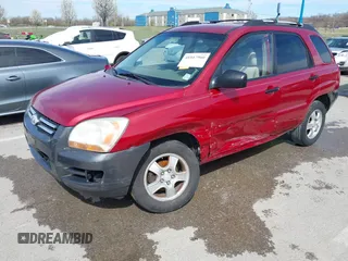 2007 Kia Sportage LX with VIN KNDJF724577371572, listed as a IAAI auction lot 41817960 with 213,062 mi miles. Bid and sale history available at carsss.com. Image 20.