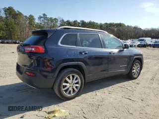 2016 Jeep Cherokee Limited with VIN 1C4PJMDB7GW271112, listed as a Copart auction lot 48150945 with 75,921 mi miles and Salvage Title. Bid and sale history available at DreamBid. Image 3.