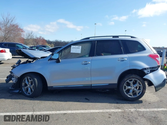 2016 Subaru Forester 2.5i Touring with VIN JF2SJAXC6GH426669, listed as a IAAI auction lot 41923991 with 1 mi miles. Bid and sale history available at carsss.com. Image 14.