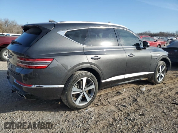 2022 Genesis GV80 z VIN KMUHBDSB6NU094756, wystawiony jako Copart lot #86864624 z przebiegiem 23 345 mil mil oraz Szkoda całkowita • Salvage title. Historia ofert i sprzedaży dostępna na DreamBid. Obrazek 3.